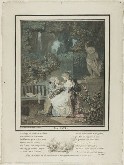 La Rosa da Philibert Louis Debucourt