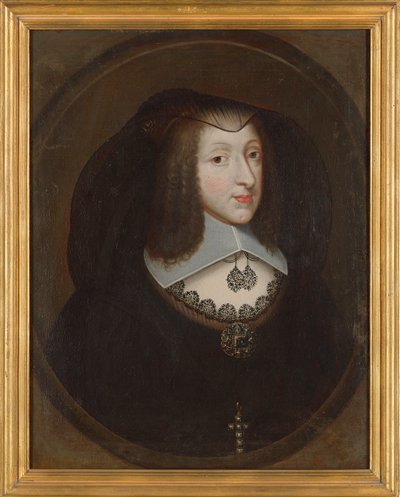 Cristina Maria di Francia, Duchessa di Savoia in abito vedovile, c. 1640 da Philibert Torret