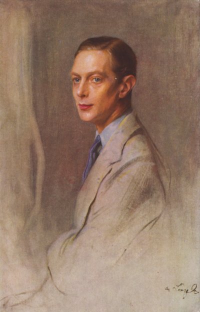 Duca di York, poi Re Giorgio VI da Philip Alexius de (after) Laszlo
