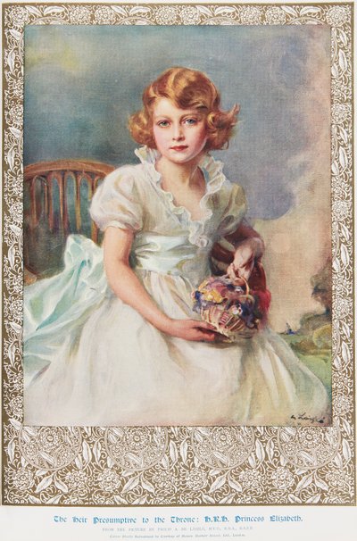 Principessa Elisabetta, 7 anni da Philip Alexius de (after) Laszlo