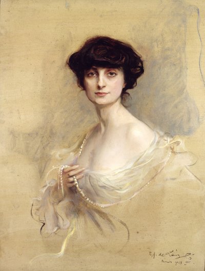 Anna de Noailles (1876-1933) 1913 da Philip Alexius de Laszlo