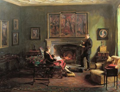 Interno con Visconte e Viscontessa Lee di Fareham da Philip Alexius de Laszlo