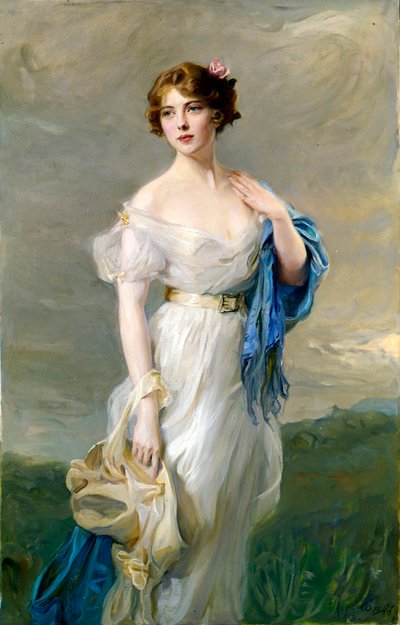 Ritratto della contessa Anastasia Mikhailovna de Torby, XIX secolo da Philip de László