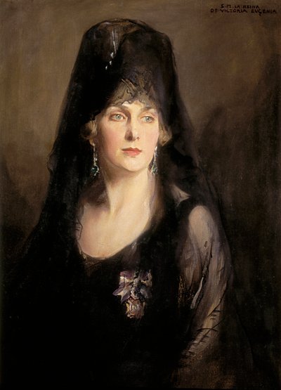 Ritratto di Vittoria Eugenia di Battenberg (1887-1969) da Philip Alexius de Laszlo