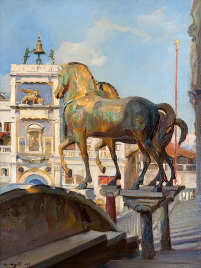 I Cavalli di Bronzo di San Marco da Philip Alexius de Laszlo