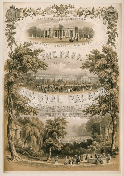 Il parco e il Crystal Palace da Philip Brannon