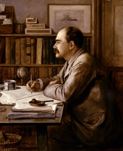 Rudyard KIPLING, Ritratto 1899 (olio su tela) da Philip Burne Jones