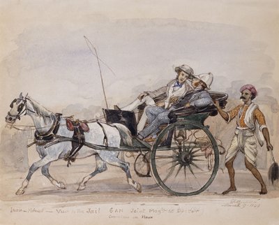 Una visita alla prigione, 1849 da Philip Charles Trench