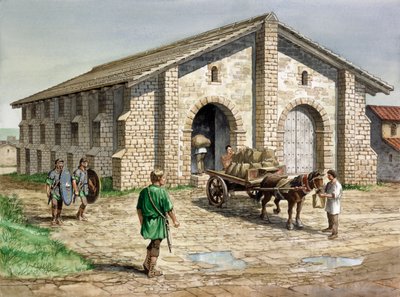 Forte romano di Housesteads, 2° secolo, c. 1990-2010 da Philip Corke