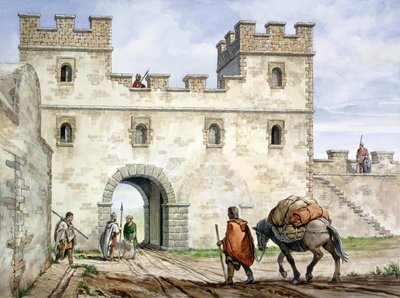 Forte romano di Housesteads, III secolo, c. 1990-2010 da Philip Corke