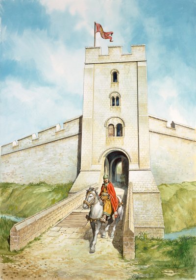Castello vecchio di Sherborne, XIII secolo, 1990-2010 da Philip Corke