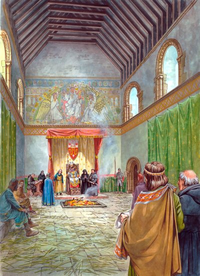 La grande sala, Castello di Sherborne da Philip Corke