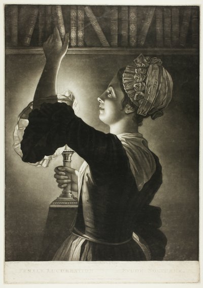 Lucubrazione Femminile: Studio Notturno da Philip Dawe