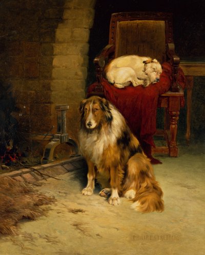 Compagni accanto al focolare da Philip Eustace Stretton