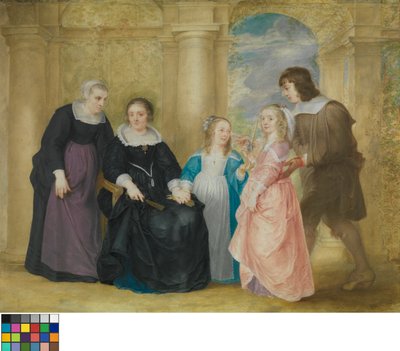 Ritratto di una famiglia da Philip Fruytiers