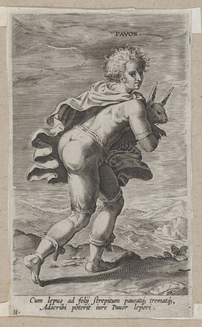 Pavor, da Prosopographia, ca. 1585-90 da Philip Galle
