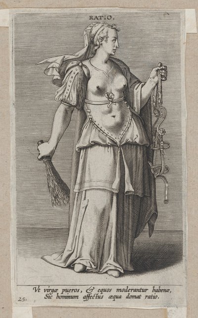 Ratio, da Prosopographia, ca. 1585-90 da Philip Galle