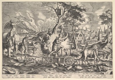 Il trionfo del tempo, 1574 da Philip Galle