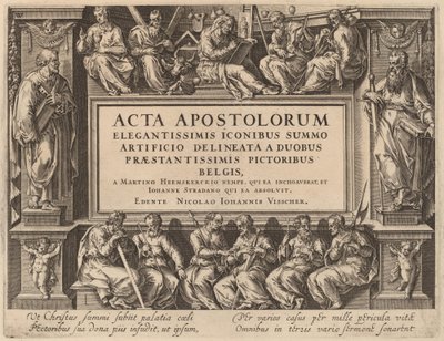 Pagina del titolo da Philip Galle after Maerten van Heemskerck after Jan van der Straet