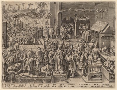Giustizia da Philip Galle after Pieter Bruegel the Elder
