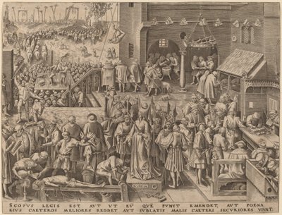 Giustizia da Philip Galle after Pieter Bruegel the Elder