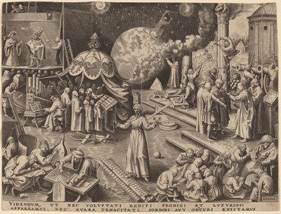 Temperanza da Philip Galle after Pieter Bruegel the Elder