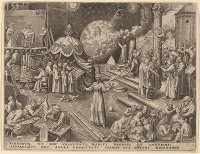 Temperanza da Philip Galle after Pieter Bruegel the Elder