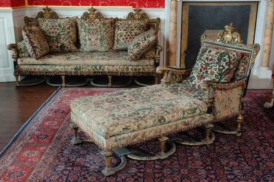 Letto e divano del Duca di Leeds da Philip Guibert