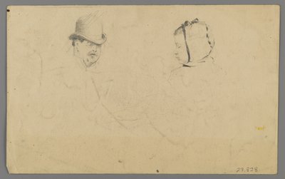 Teste di un uomo e di una ragazza da Philip H. Wolfrom