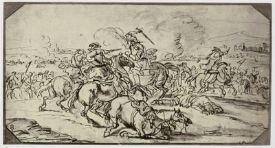 Borgognone, Una battaglia da Philip Henry Delamotte