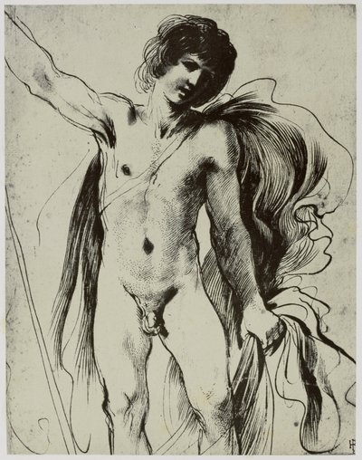 Guercino, Un giovane da Philip Henry Delamotte