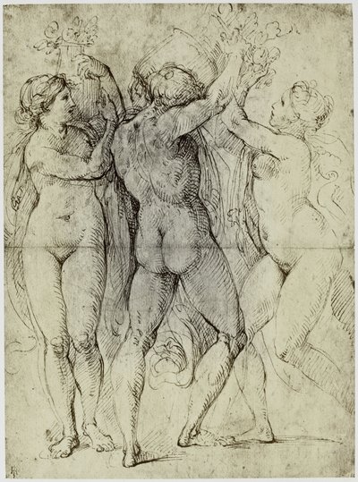Raffaello, Schizzo per un dipinto da Philip Henry Delamotte