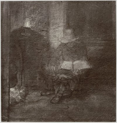Rembrandt, Un vecchio che legge da Philip Henry Delamotte