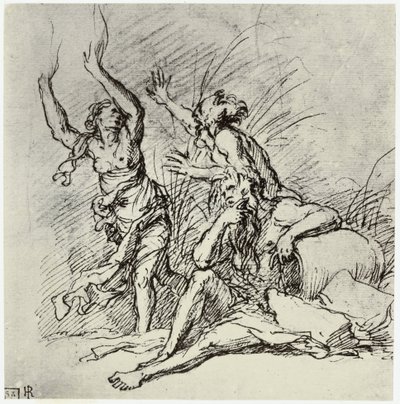 Salvator Rosa, Pan e Siringa da Philip Henry Delamotte