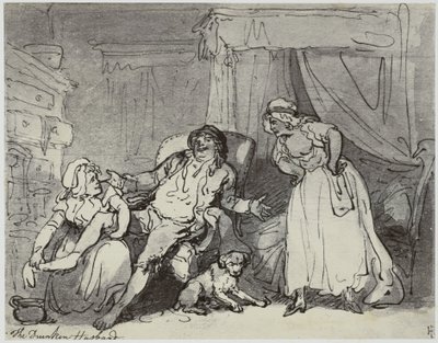 Thomas Rowlandson, Il marito ubriaco da Philip Henry Delamotte