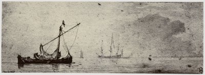 Van der Velde, Una chiatta da Philip Henry Delamotte