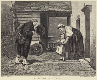 Una lezione di carità da Philip Hermogenes Calderon