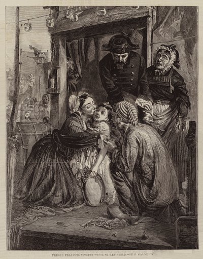 Contadini francesi che trovano il loro bambino rubato da Philip Hermogenes Calderon