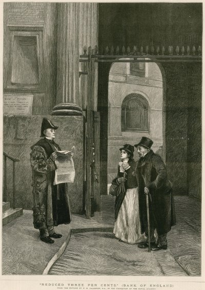 Riduzione dei Tre Percento, Banca d