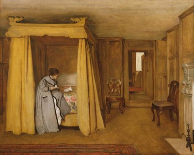 La Lettera, 1866 da Philip Hermogenes Calderon