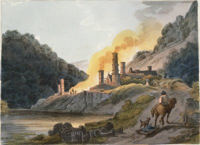 Ferriere, Colebrook Dale, 1805 da Philip James Loutherbourg the Younger