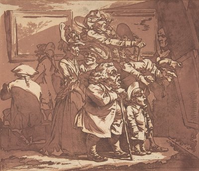 Una mostra, 29 gennaio 1776 da Philip James de Loutherbourg