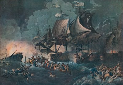Il Glorioso Primo di Giugno da Philip James de Loutherbourg