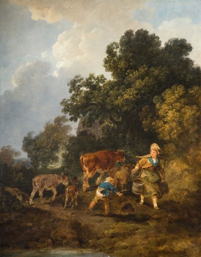 La lattaia da Philip James de Loutherbourg