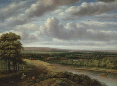 Un Ampio Paesaggio Boschivo, 1670s da Philip Koninck