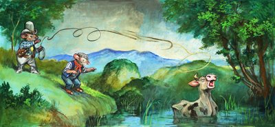 Topo di città e topo di campagna (gouache su carta) da Philip Mendoza