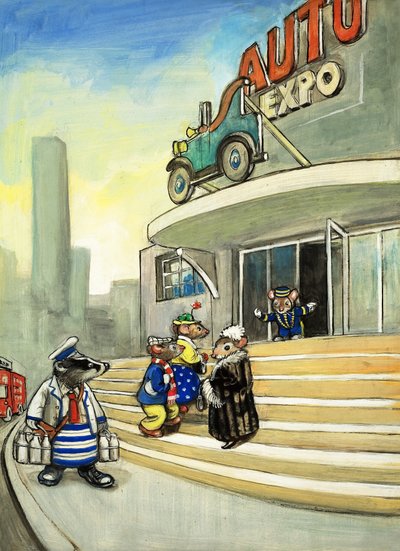 Topo di città e topo di campagna (gouache su carta) da Philip Mendoza