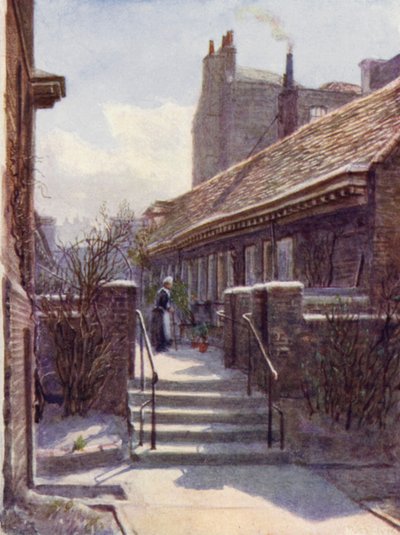Case di riposo della Skinners Company, Mile End, 1892 da Philip Norman