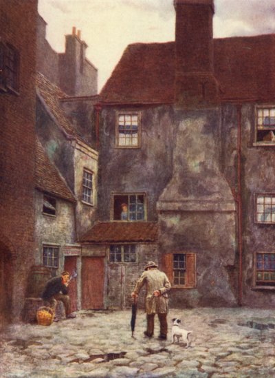 Retro del Queens Head Inn, Southwark, 1884 da Philip Norman