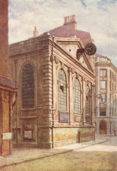 Chiesa di St Michael, Wood Street, 1896 da Philip Norman